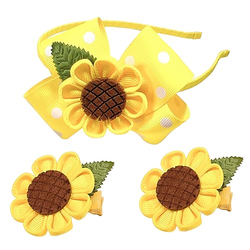 VINTORKY Sonnenblumen-haarspange Sonnenblumen-stirnband en-haarspangen Für Mädchen en-haarschmuck en-haarband Mädchen-stirnband en en- Mit Haarspang von VINTORKY
