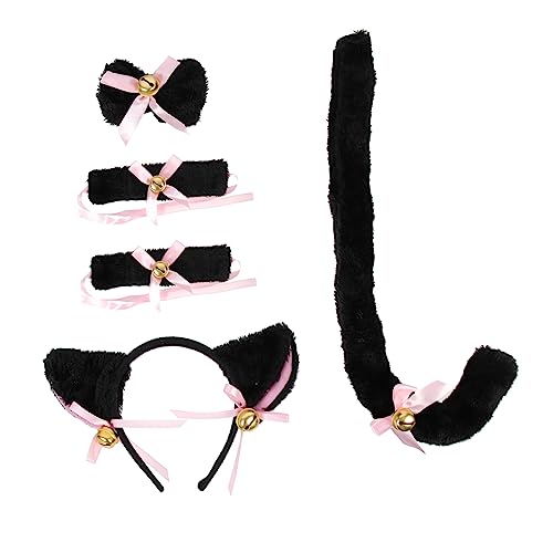 VINTORKY Katzenohren Haarreif Mit Glöckchen Und Cosplay-zubehör Für Halloween Geburtstagsfeiern Und Karneval Für Jungen Und Mädchen von VINTORKY
