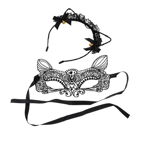 VINTORKY 1 Set Exquisiter Tierohr Stirnbänder Kreative Gesichtsmaske Parteihaar-reifenstützen von VINTORKY
