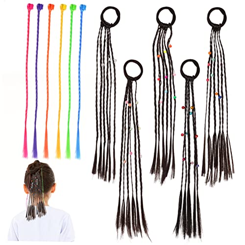 VINTORKY 1 Set Kinder Zöpfe Kinder Haarverlängerungen Partygeschenke Haarverlängerung Mit Clips Haarverlängerungen Für Kinder Geflochtene Haarverlängerungen Gefälschter Zopf von VINTORKY