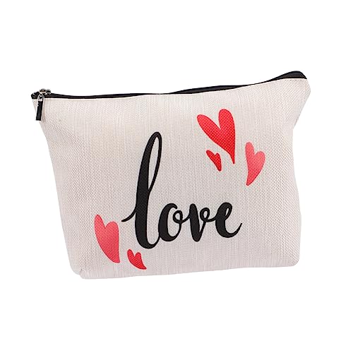 VINTORKY 1 Stück Aufbewahrungstasche mit Reißverschluss Storage Pockets Storage Bags Wallet Toilettenbeutel für Frauen Taschenorganisator für unterwegs Make -up -Fall Kosmetiktasche Beige von VINTORKY