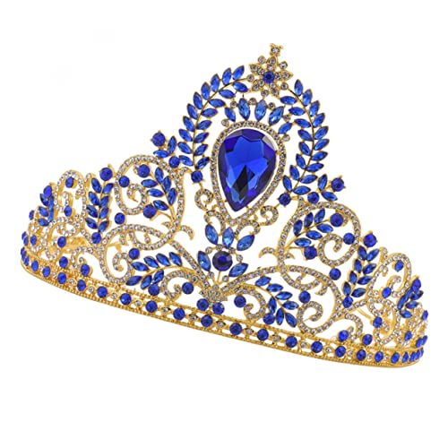 VINTORKY 1 Stück Barocke Strasskrone für Damen Luxuriöse Tiara mit Rhinestones Hochzeitskrone für Bräute und Brautjungfern Perfektes Haarschmuck Accessoire für Besondere Anlässe VINTORKY 1 Stück Barocke Strasskrone für Damen Luxuriöse Tiara mit Rhinestones Hochzeitskrone für Bräute und Brautjungfern Perfektes Haarschmuck Accessoire für Besondere Anlässe von VINTORKY