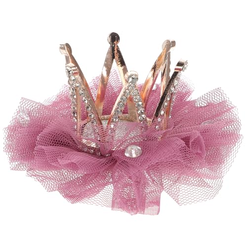 VINTORKY 1stk Haarspangen Mit Strass Für Mädchen Baby Kristall Tiara Haarnadel Mit Krone Für Kinder Tiara-clip Multi-raute Für Kinder Haarspange Mit Glitzerkrone Prinzessin Blumen Braut von VINTORKY