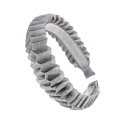 VINTORKY Eleganter Damen Haarreif - Sortiert - Stylisches Stirnband für Mädchen & - Kreuz Design - Grau von VINTORKY