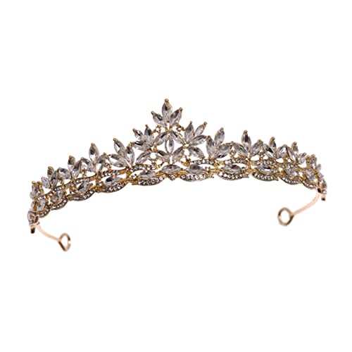 VINTORKY 1 Stück Bridal Leaf Tiara aus Hochwertigem Zinklegierung mit Funkelnden Strasssteinen Hochzeitsdekoration für Brautpartys und Fotoshootings Design Langlebig und Vielseitig VINTORKY 1 Stück Bridal Leaf Tiara aus Hochwertigem Zinklegierung mit Funkelnden Strasssteinen Hochzeitsdekoration für Brautpartys und Fotoshootings Design Langlebig und Vielseitig von VINTORKY
