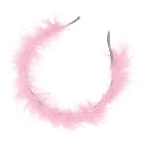 VINTORKY Federn Stirnband Haarband Kopfschmuck Accessoire Haarband Mädchen Party Kopfschmuck Zarter Schickes Mädchen von VINTORKY