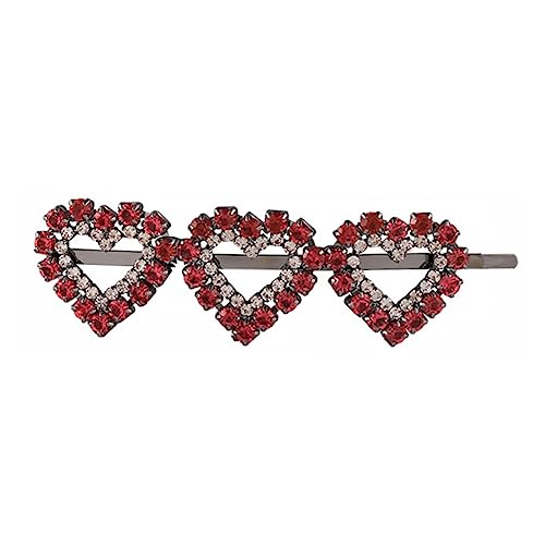 VINTORKY Herz Haarklammer Mit Glitzerstein Haarspange Für Damen Und Mädchen Für Geburtstagsgeschenke Und Besondere Anlässe von VINTORKY