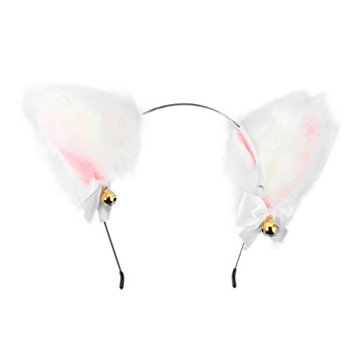 VINTORKY 1 Stück Katzenohr Haarband mit Glocken Einzigartiges Haaraccessoire für Kostümpartys Maskeraden und Rollenspiele Bequem und Stylisch für und Mädchen von VINTORKY