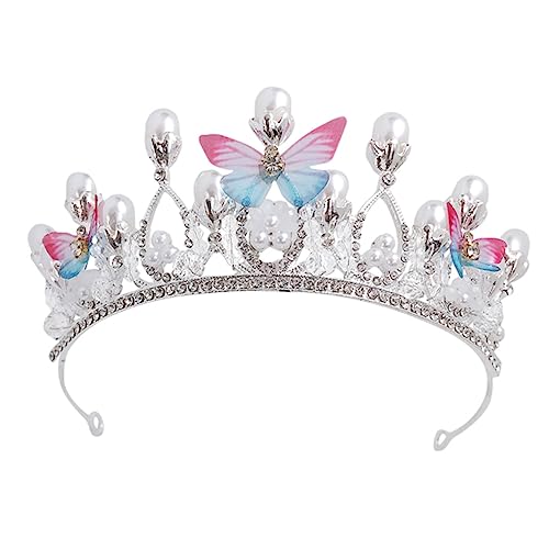 VINTORKY 1stück Mädchen Krone Haarband Silberne Für Partys Und Geburtstagsfeiern Perfektes Accessoire Für Kleine Prinzessinnen Geeignet Für Besondere Anlässe von VINTORKY
