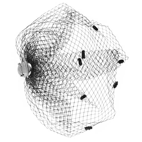 VINTORKY 1 Stück Schwarzer Haarschleier Haarclip Haarnadel für Mädchen für Partys Weihnachten Geburtstage und Besondere Anlässe Modisches Accessoire für Alltag von VINTORKY