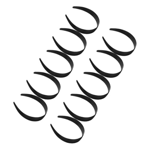 VINTORKY 10 Stück DIY Kunststoff Stirnbänder Haarschmuck Zähne Handgemachte Haarbänder Einfarbig für Kreative Köpfe und Vielseitige Anlässe von VINTORKY