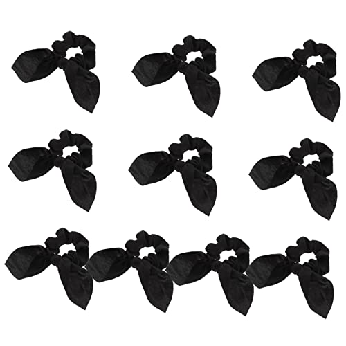 VINTORKY Haarband mit Hasenohren 10 Stück Elastische Haargummis für Damen Flexibles Haarzubehör und Langlebig für Hochsteckfrisuren von VINTORKY