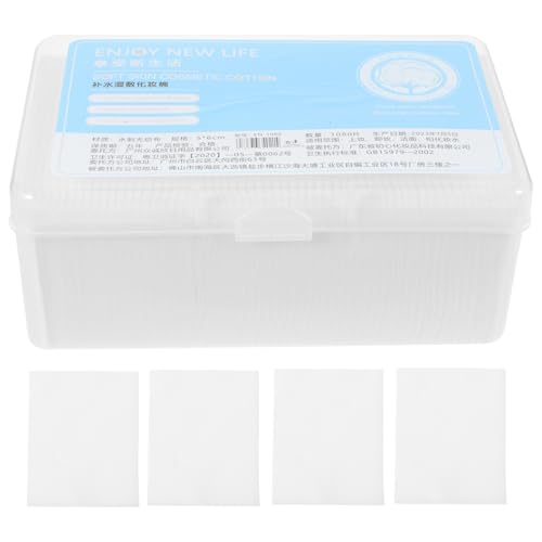 VINTORKY 1080stücke Make-up-wattepads Gesichtspads Kosmetikpads Aus Vliesstoff Für Make-up-entferner Und Gesichtsreinigung von VINTORKY