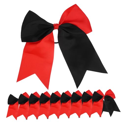 VINTORKY 10stücke Haargummis Mit Schleife Für Damen Elastische Haarbänder Für Pferdeschwänze Süße Haaraccessoires Für Mädchen Für Sport Und Alltag von VINTORKY