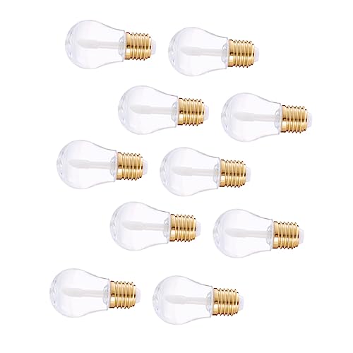 VINTORKY 10stücke Pack Kunststoff Lip Gloss Flaschen Diy Lippenstift Behälter Nachfüllbar Transparent Für Lipgloss Und Lippenbalsam von VINTORKY