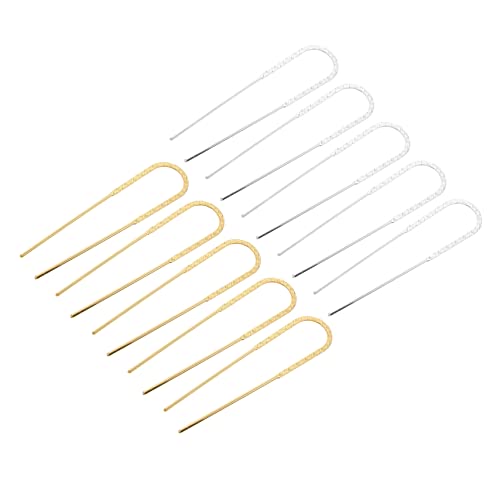 VINTORKY 10stücke Haarnadeln U-förmig Retro Stil Metall Haarspangen Frauen Haar Zubehör Haar Clips Für Hochzeit Party Frisur Accessoires VINTORKY 10stücke Haarnadeln U-förmig Retro Stil Metall Haarspangen Frauen Haar Zubehör Haar Clips Für Hochzeit Party Frisur Accessoires von VINTORKY