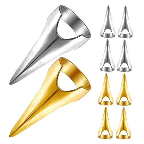 VINTORKY 10stücke Teilige Flechtwerkzeuge Haarscheitelringe Nagelabdeckungen Auswahl Von Abschnittsklauen Zum Flechten Von Haaren Und Cosplay-nagelkunstzubehör von VINTORKY