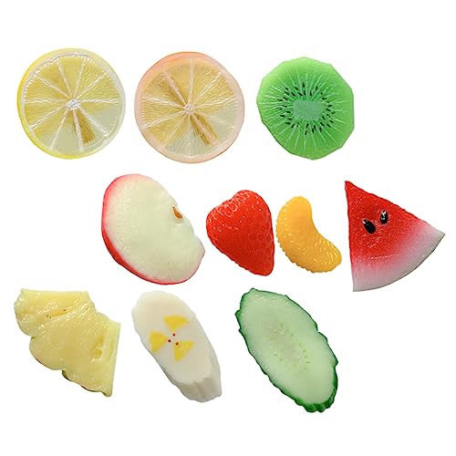VINTORKY 10stücke Frucht-haarspangen Für Frauen Niedliche Haarklammern Für Kawaii Haaraccessoires Robuste Und Langlebige Haarclips Mit Fruchtigem Design von VINTORKY