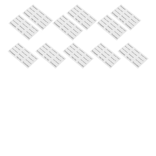 VINTORKY 12blätter Badezimmeretiketten Für Flaschen Selbstklebende Aufkleber Für Toilettenartikel Und Hautpflegeprodukte Wasserfest Einfach Anzubringen Für Ordentliche Badorganisation von VINTORKY