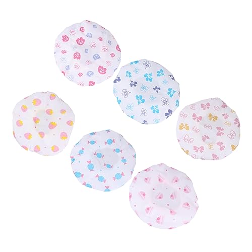 VINTORKY Duschhut-set Mit Cartoon- Pvc 12-teilig Badehut-set Ölabweisend Für Damen Modischer Küchenhut Zufälliger Stil VINTORKY Duschhut-set Mit Cartoon- Pvc 12-teilig Badehut-set Ölabweisend Für Damen Modischer Küchenhut Zufälliger Stil von VINTORKY