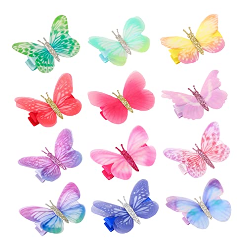 VINTORKY Schmetterling Haarnadeln Set Für Mädchen Baby Haar Zubehör Haar Clips Mädchen Haar Zubehör Mode Haarnadel von VINTORKY