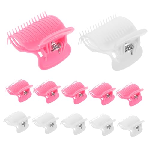 VINTORKY 12 Stück Teiliges Hot Roller Clips aus Hitzebeständigem Vielseitige Haarstyling Clips für Frauen und Mädchen Schutz vor Verbrennungen für Locken Wellen und Haarabschnitte Reise und von VINTORKY