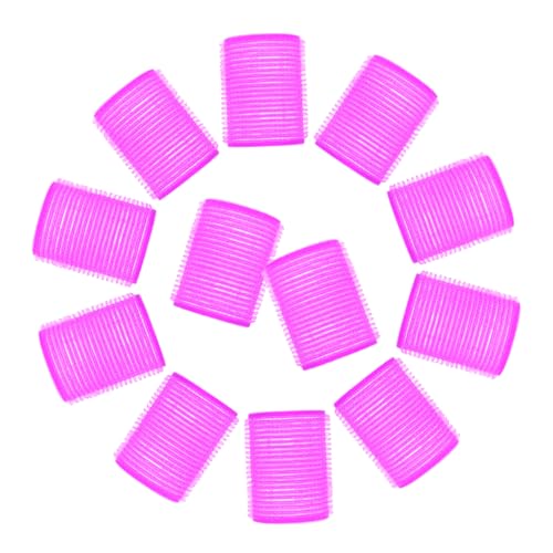 VINTORKY 12 Stück Teiliges Lockenwickler Selbstklebende Haarstyling Roller für Große Geeignet für Frauen und Mädchen Farben Zufällig für Einfaches Haarstyling Zufällige von VINTORKY