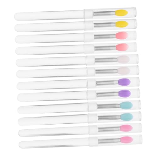 VINTORKY 12-teiliges Silikon-lippenstift- -set Kompaktes Reise-lippenpinsel-set Sanfte Und Bequeme Make-up-tools Für Frauen von VINTORKY