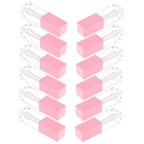 VINTORKY 12stücke Leere Lippenpflege-behälter Für Frauen Wiederbefüllbare Lippenbalsam-röhrchen Aus Robustem Kunststoff Für Diy Kosmetik Und Unterwegs von VINTORKY