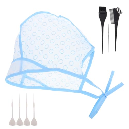 VINTORKY 12stücke Teiliges Haarfärbe Verstellbarer Haube Und Löchern Für Salon Und Heim-anwendungen Inklusive Häkelnadel Für Effektives Strähnenfärben von VINTORKY