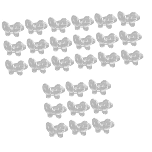 VINTORKY 150 Stk Halter Für Nagelkunstständer Nagellack-display-ring Nageldiagrammring Haarhöcker Für Volumeneinsatz Displayringe Für Nagelkunst Klarer Fingernagellack Ringe Für Mädchen von VINTORKY