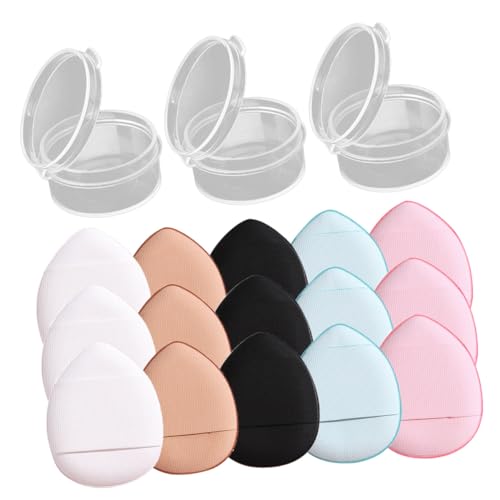 VINTORKY 15stücke Mini Puderquaste Für Make-up Gesichts Grundierung Puff Waschbarer Lose Puderquaste Puder-make-up-tool Für Frauen Für Tägliche Pflege von VINTORKY