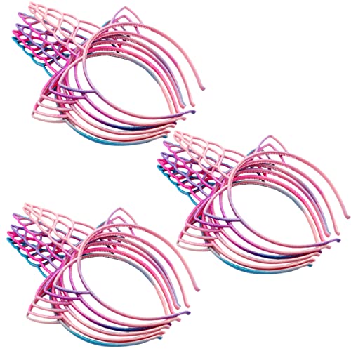 VINTORKY 18stücke Teiliges Haar Zubehör Mit Farbverlauf Für Junge Mädchen Abs Loose Powder Haarband Dekoration Für Mädchen Leicht Und Sicher Für Kreative Frisuren von VINTORKY