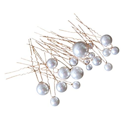 VINTORKY 18stücke Teiliges Braut Haarnadeln Mit Perlen Haarschmuck Für Hochzeiten Geeignet Für Damen Und Mädchen Für Hochsteckfrisuren Und Festliche Anlässe von VINTORKY