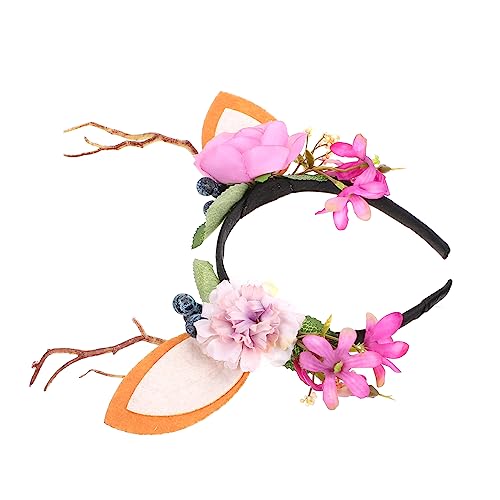 VINTORKY Weihnachts-geweih-haarband Entzückende Haarbekleidung Für Jungen Und Mädchen Party-kopfschmuck von VINTORKY