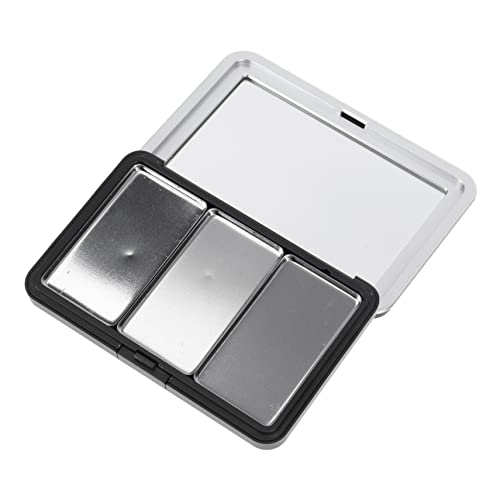 VINTORKY 1Stück Leere Lidschattenpalette mit Mehreren Fächern Tragbare Kosmetik Organizer für Selbstgemacht Lidschatten Klein Transparent für Reisen von VINTORKY