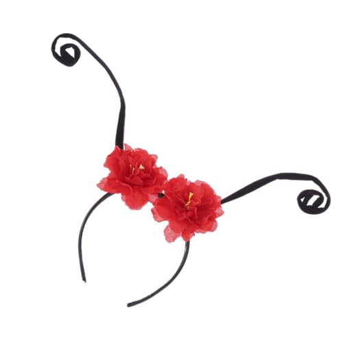 VINTORKY Treats Ameisen-haarreifen Mit Blumen-antennen-haarband Party-stirnband Für Frauen Für Hochzeiten Und Geburtstage von VINTORKY