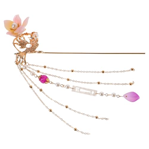 VINTORKY 1stück Retro Perlen Haarspange Mit Quaste Im Chinesischen Stil Für Damen Und Mädchen Klassische Haaraccessoires Für Hochzeiten Cosplay Und Traditionelle Feste Rosa VINTORKY 1stück Retro Perlen Haarspange Mit Quaste Im Chinesischen Stil Für Damen Und Mädchen Klassische Haaraccessoires Für Hochzeiten Cosplay Und Traditionelle Feste Rosa von VINTORKY