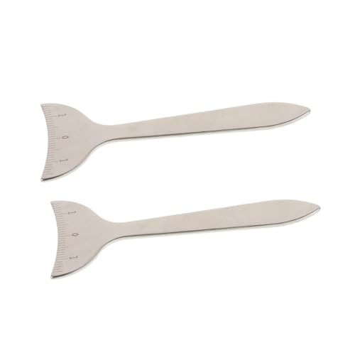 VINTORKY 2 Pcs Augenlid Messwerkzeug Augenhöhle Lineal Eyebrow Eyeliner Messung Augenpositionierungs Lineal Augenbuchse Messwerkzeug Für Augen Make -up von VINTORKY