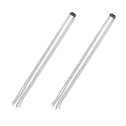 VINTORKY 2stücke Perlen Haarclips Für Damen Elegante Hochzeits-haaraccessoires Mit Ketten-design Für Boho-hochzeiten Gartenpartys Und Besondere Anlässe Leicht Und Stabil Kein Verfangen von VINTORKY