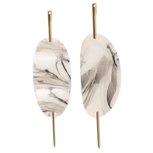 VINTORKY 2stücke Acryl Haarstab Oval Haarnadel Für Frauen Und Mädchen Haarstyling von VINTORKY