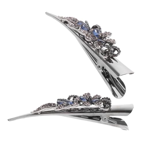 VINTORKY 2stücke Elegante Haarklammern Mit Strass Für Damen Retro Haarschmuck Funkelnde Metall-haarspangen Für Verschiedene Frisuren Für Hochzeiten Und Besondere Anlässe von VINTORKY