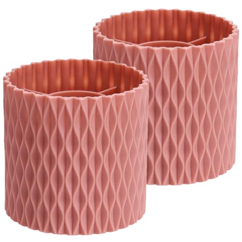 VINTORKY 2stücke Drehbarer Makeup Pinsel Organizer Kosmetischer Aufbewahrungshalter Für Schreibtisch Und Bad Praktischer Kosmetik Organizer Für Schminkliebhaber von VINTORKY