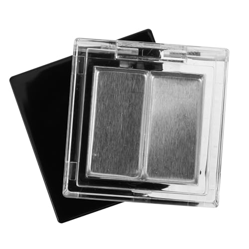 VINTORKY 2stücke Lidschatten-palette Leere Make-up-palette Aus Aluminium Für Aufbewahrung Von Farbe Puder Und Organizer Box Für Kosmetik von VINTORKY