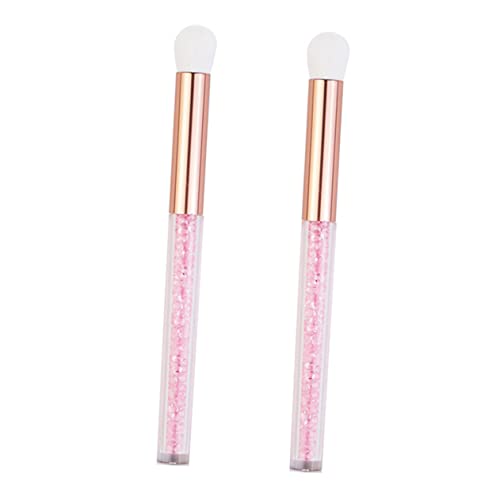 VINTORKY 2 Stück Lidschattenpinsel für Ergonomisches Make Up Werkzeug für Reinigen von Poren Auftragen von Lidschatten von VINTORKY