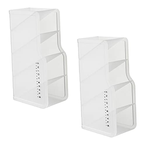 VINTORKY 2 Stück Lippenstift-aufbewahrungsbox Multigrid-etui Desktop-lippenstift-organizer Display- Für Kosmetik Leicht Zu Reinigen Und Ordentlich von VINTORKY