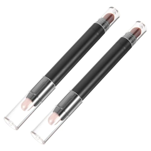 VINTORKY 2st Augenaufhellerstift Make-up-sticks Mit Make-up-pinsel, Wasserfester Eyeliner-stift Buntstift, Schimmerstift Augen-make-up-set Lidschatten Doppelkopf Augen-make-up-stift Abs von VINTORKY