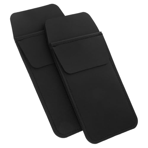 VINTORKY 2 Stück Pu Leder Pen Inserted Pouch Pflegekräfte Stifttasche mit Einsteckfach Organizer für Krankenschwester Arzt Multifunktionaler Pen Holder für Stifte Karten und Abzeichen von VINTORKY