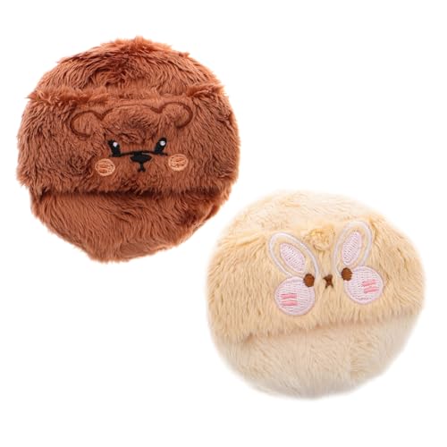 VINTORKY 2 Stück Puderquaste Make-up-puff Foundation- Make -up -pulverplüsch Kissen -puff -körperpuder, Kosmetikquaste Kissen Foundation Puff Kraftstoß Puderapplikator Stoff von VINTORKY