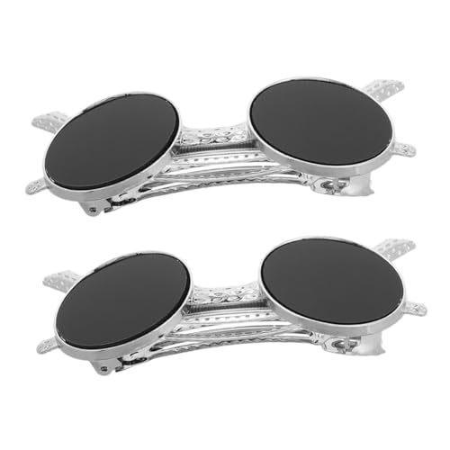 VINTORKY 2 Stück Sonnenbrillen Haarspangen Metall Haarclips in Sonnenbrillenform Haarnadeln für Frauen Multifunktionale Haaraccessoires für Verschiedene Anlässe von VINTORKY